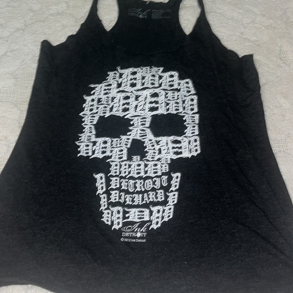 Ink Detroit skull tank S - Picture 2 of 4